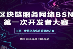 國家級區塊鏈服務網絡BSN第一次開發者大賽